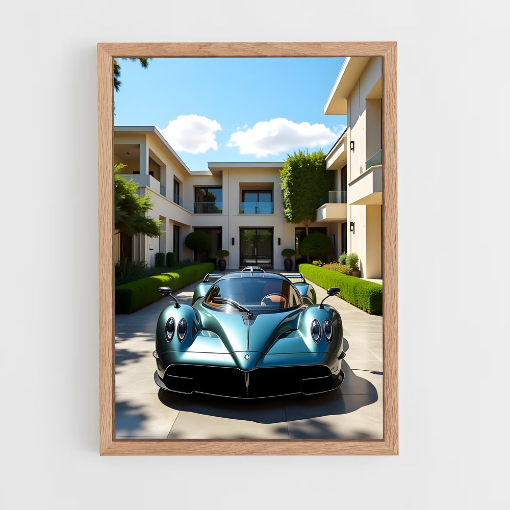 Poster Zonda Dreamscape – affiche Pagani (vue 4)